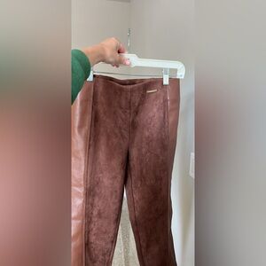 Marc New York size xs faux leather and suede pants